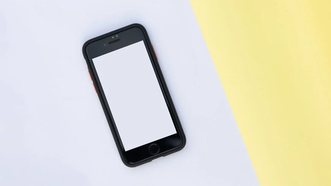 Black Smartphone Silver Phone