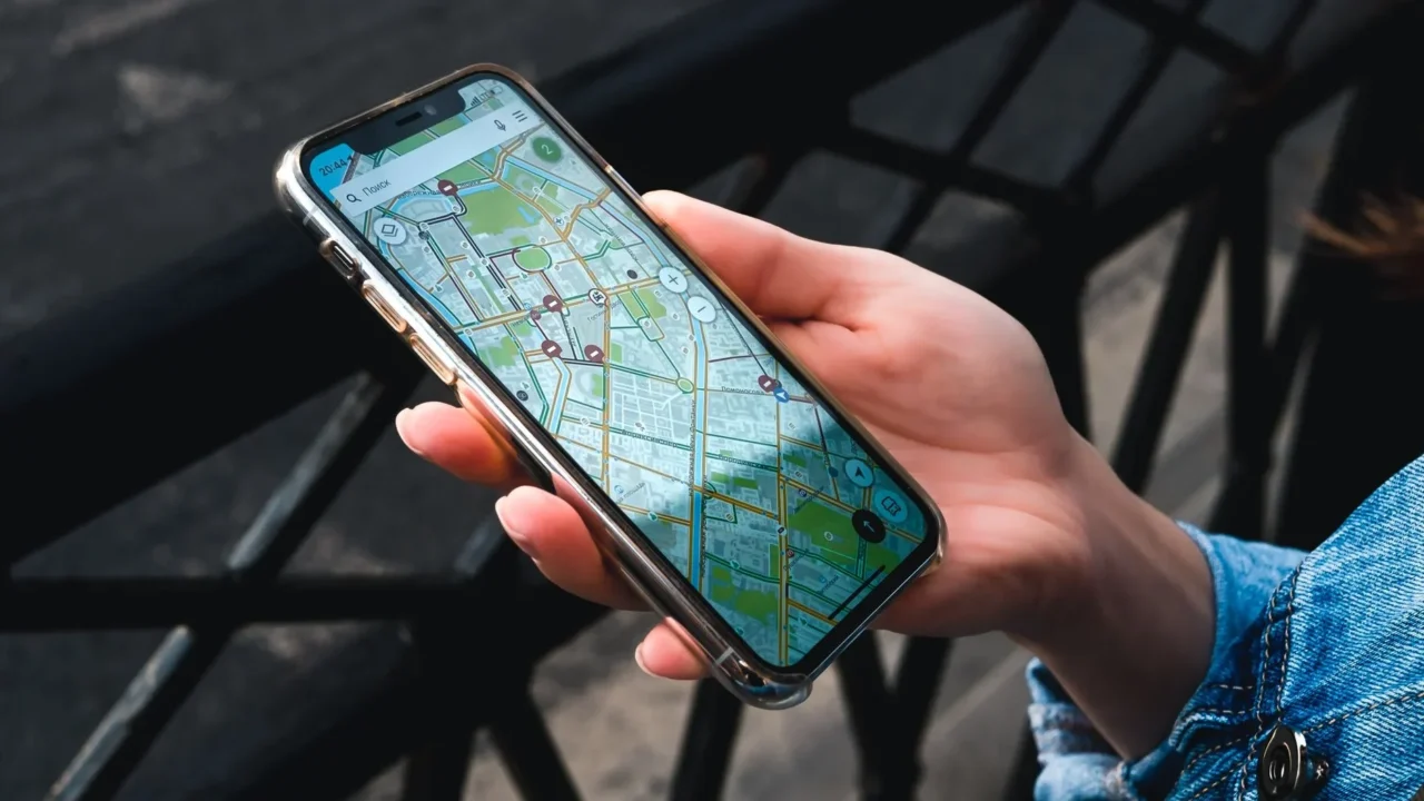 Maps Icon Smartphone Gps