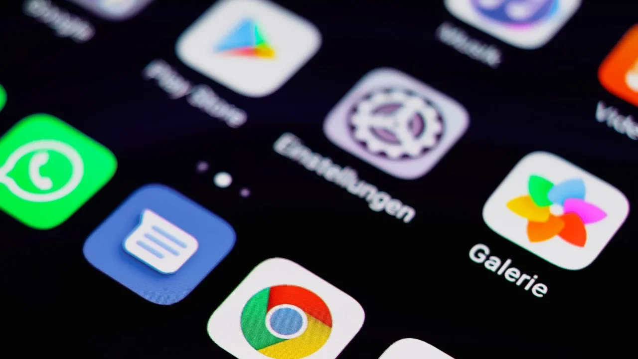 Settings Menu Smartphone Interface