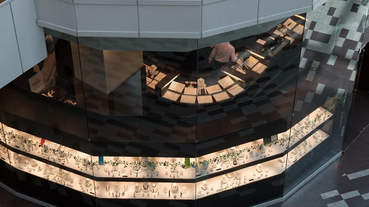 Shopping Mall Electronics Store