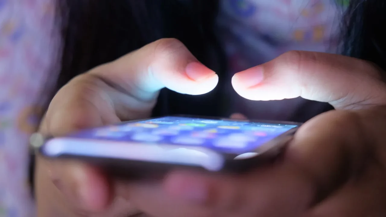 Smartphone Buttons Human Hands