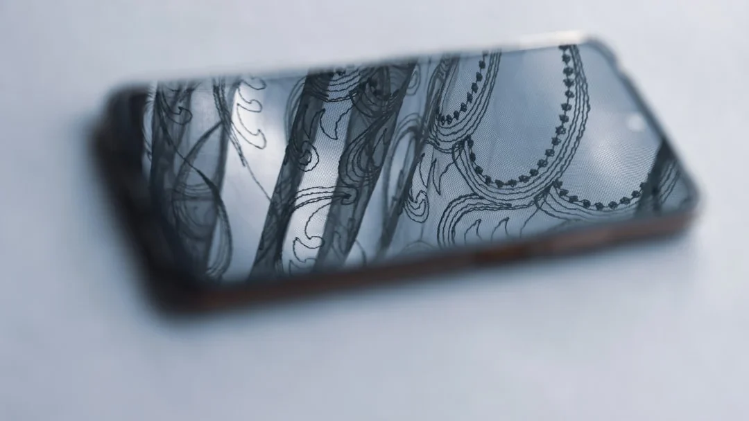 Smartphone Design Titanium Texture